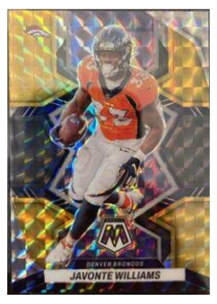 2022 Panini Mosaic Base Set Javonte Williams #61 card