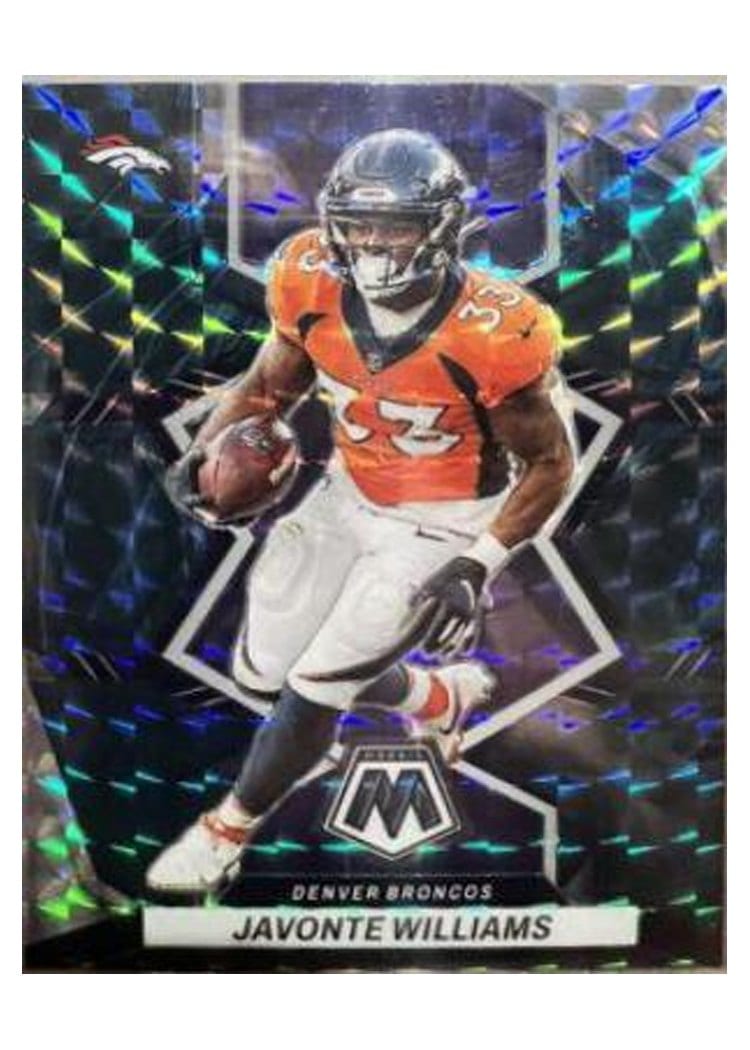 2022 Panini Mosaic Base Set Javonte Williams #61 card