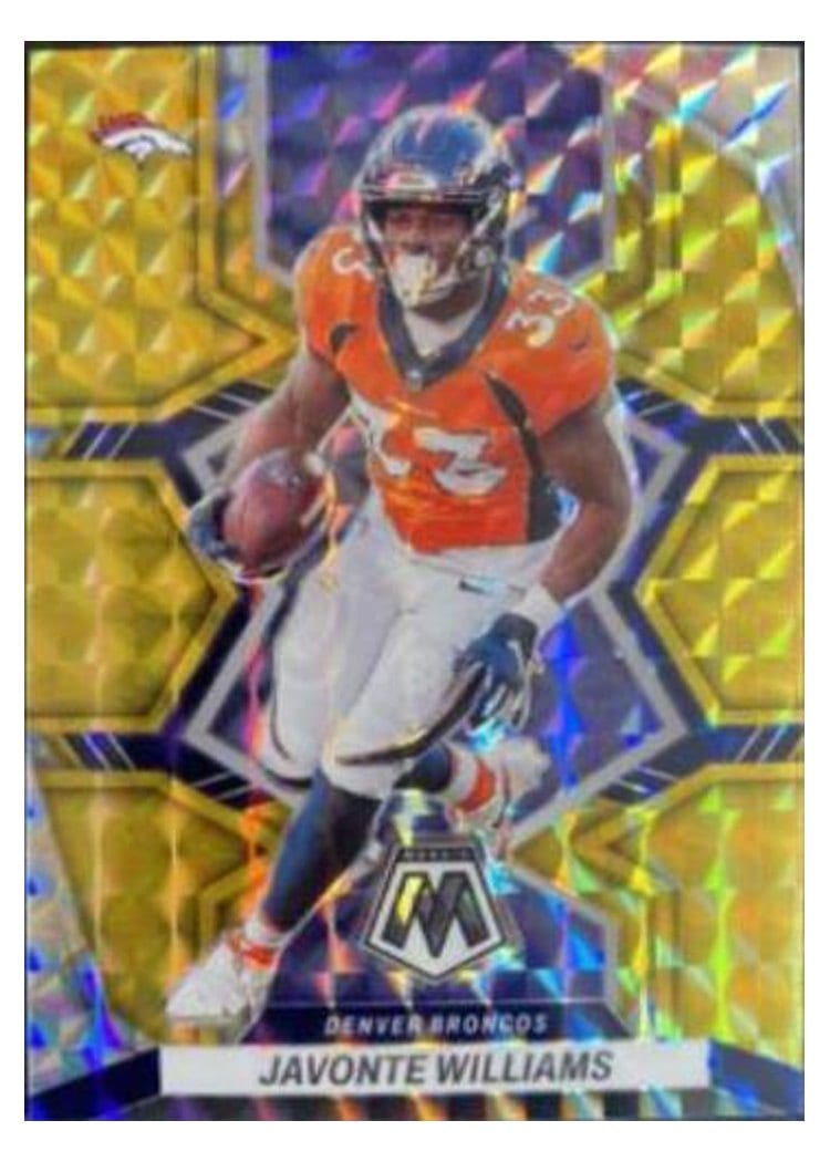 2022 Panini Mosaic Base Set Javonte Williams #61 card
