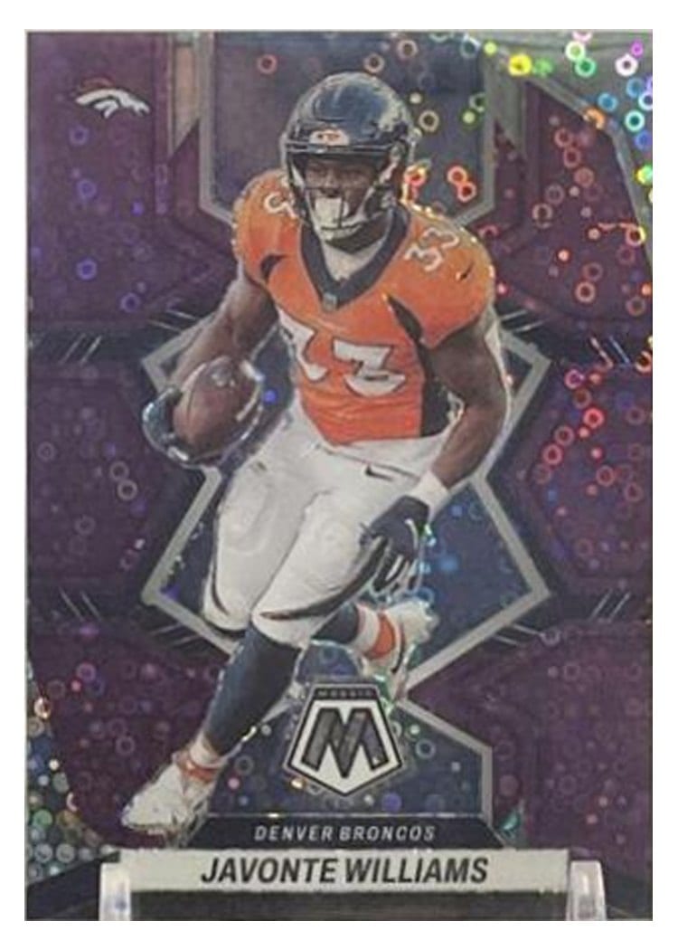 2022 Panini Mosaic Base Set Javonte Williams #61 card
