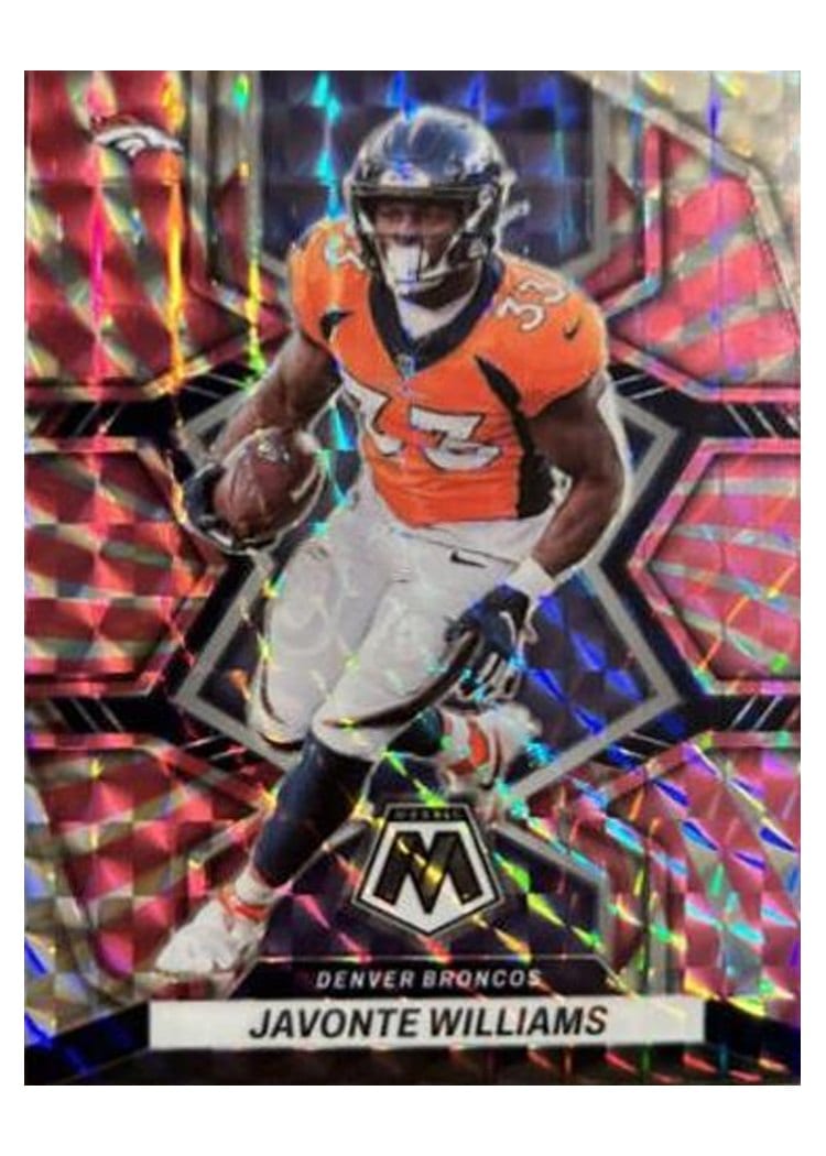 2022 Panini Mosaic Base Set Javonte Williams #61 card