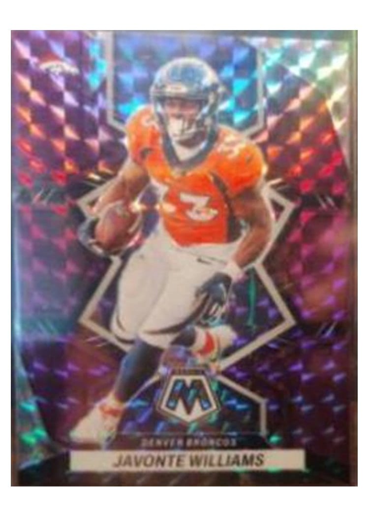 2022 Panini Mosaic Base Set Javonte Williams #61 card