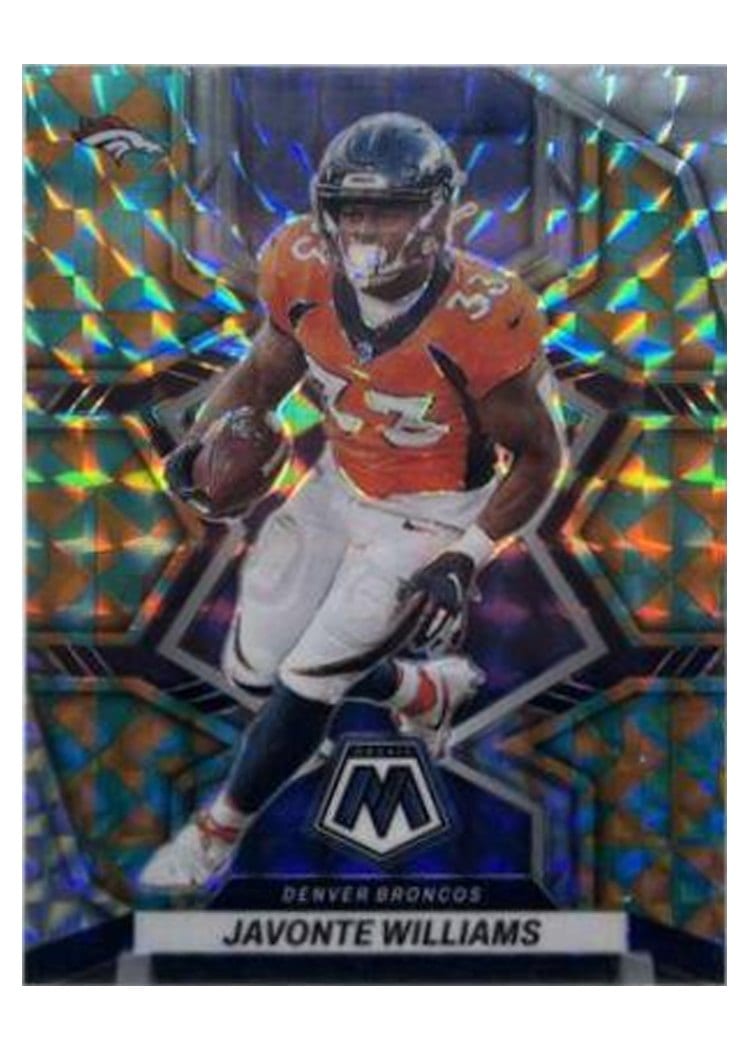 2022 Panini Mosaic Base Set Javonte Williams #61 card