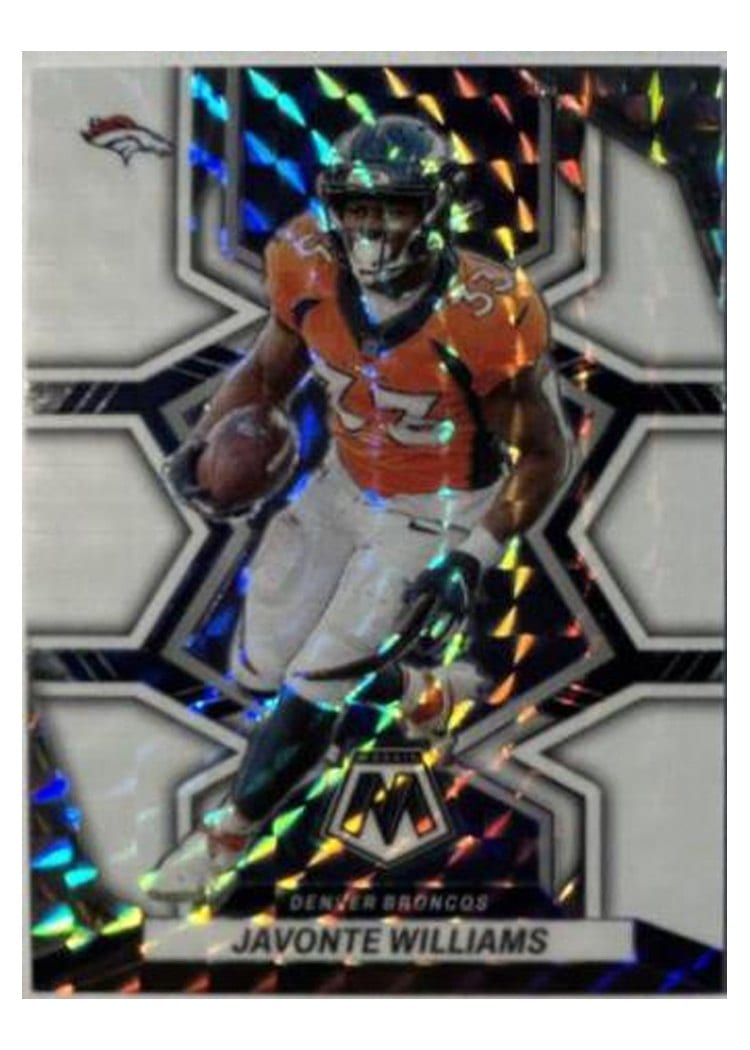 2022 Panini Mosaic Base Set Javonte Williams #61 card