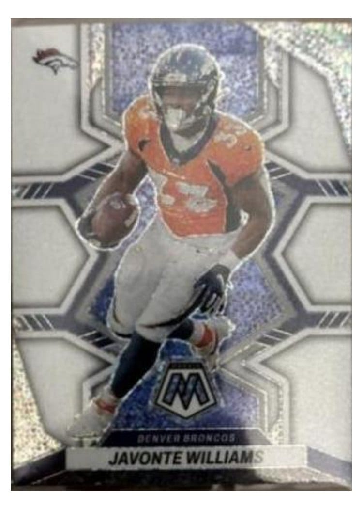 2022 Panini Mosaic Base Set Javonte Williams #61 card