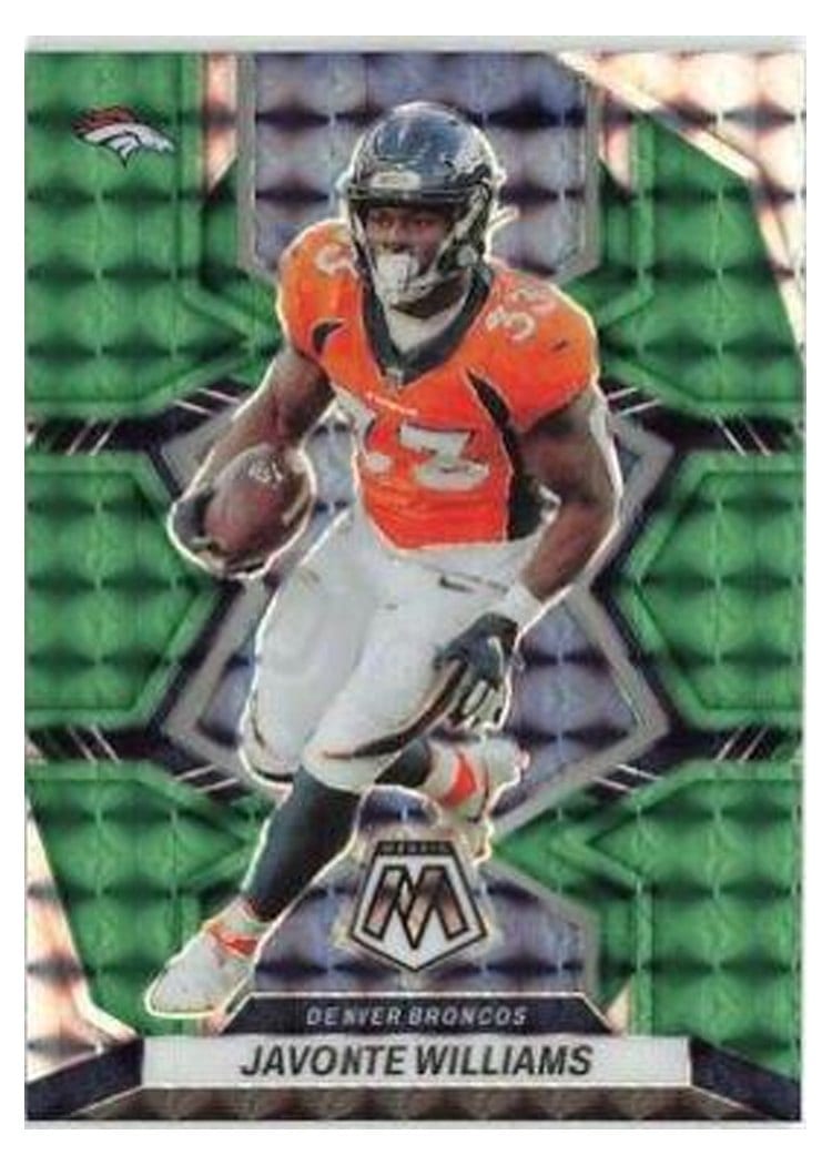 2022 Panini Mosaic Base Set Javonte Williams #61 card
