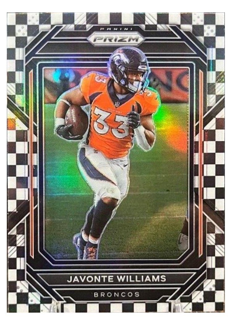 2022 Panini Prizm Base Set Javonte Williams #87 card