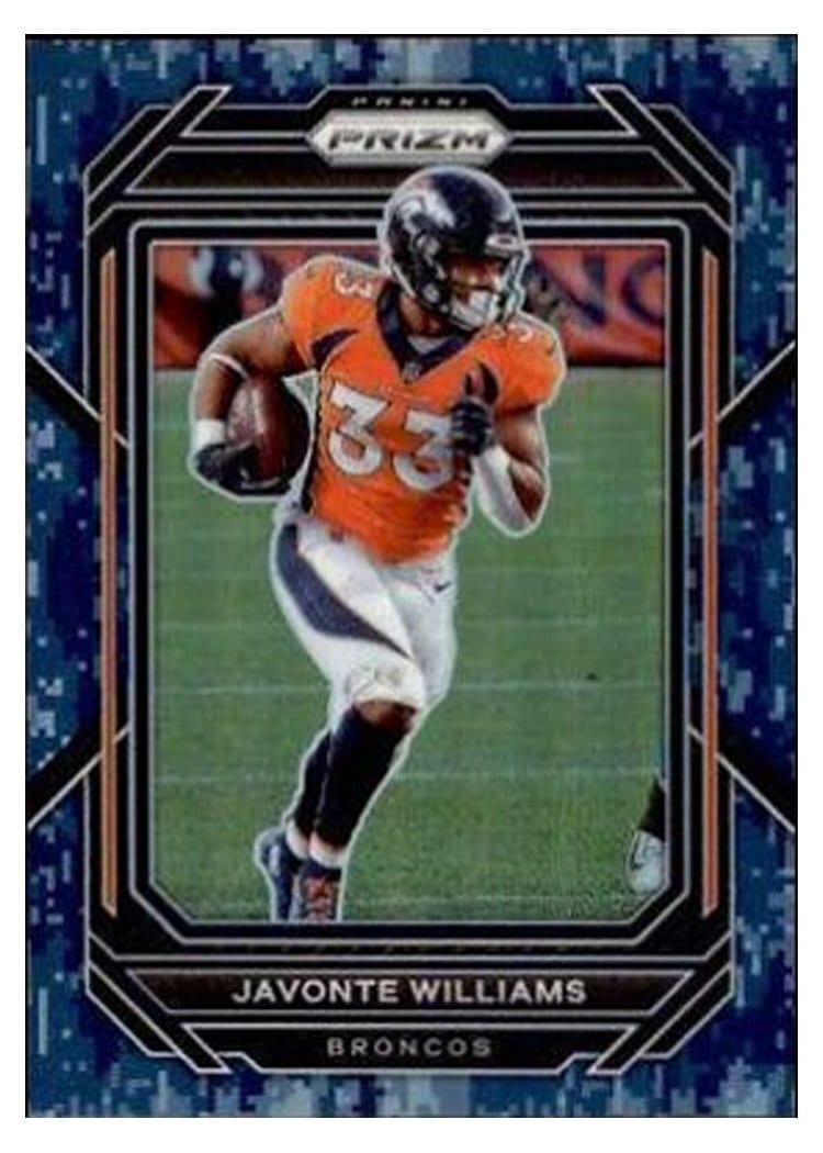 2022 Panini Prizm Base Set Javonte Williams #87 card