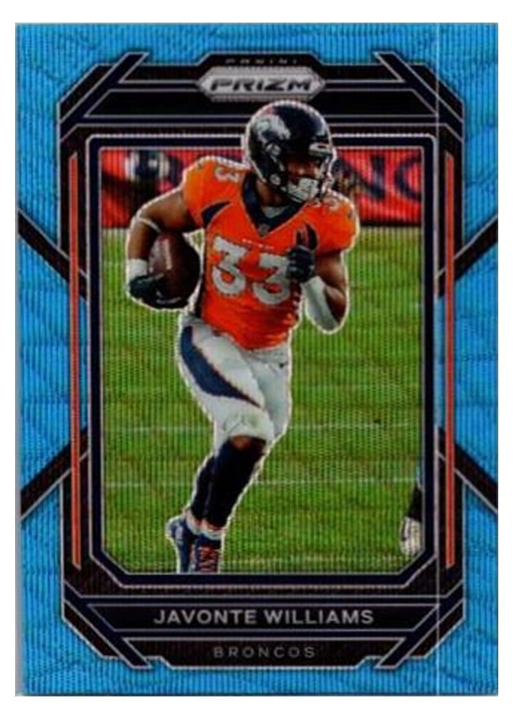2022 Panini Prizm Base Set Javonte Williams #87 card