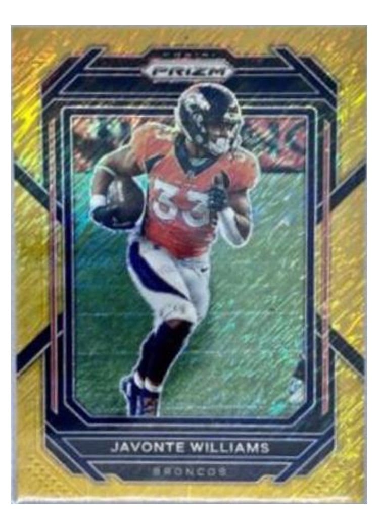 2022 Panini Prizm Base Set Javonte Williams #87 card