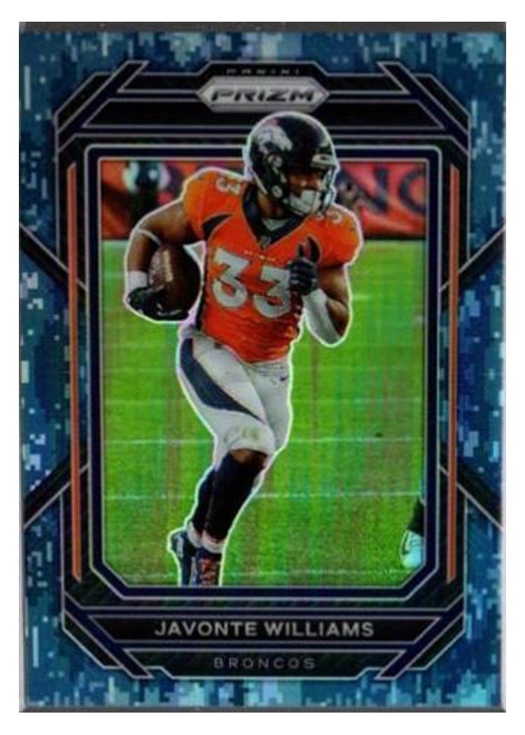 2022 Panini Prizm Base Set Javonte Williams #87 card