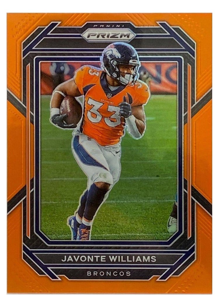 2022 Panini Prizm Base Set Javonte Williams #87 card