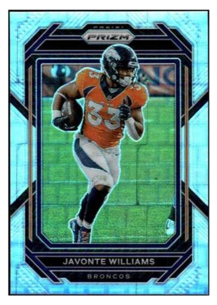 2022 Panini Prizm Base Set Javonte Williams #87 card