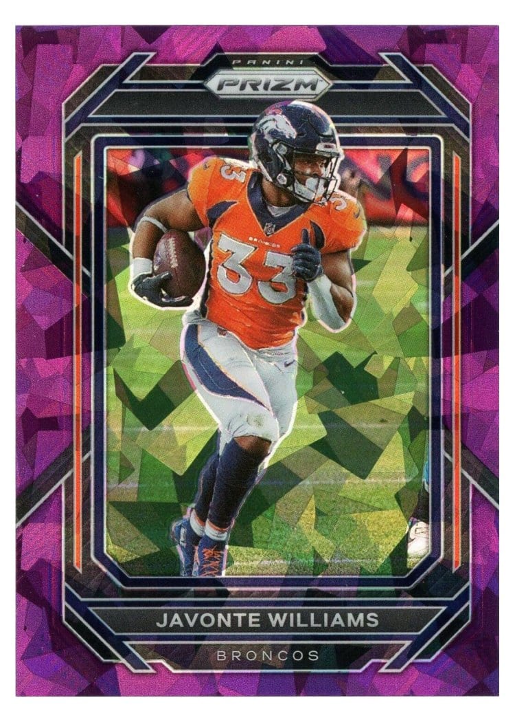 2022 Panini Prizm Base Set Javonte Williams #87 card