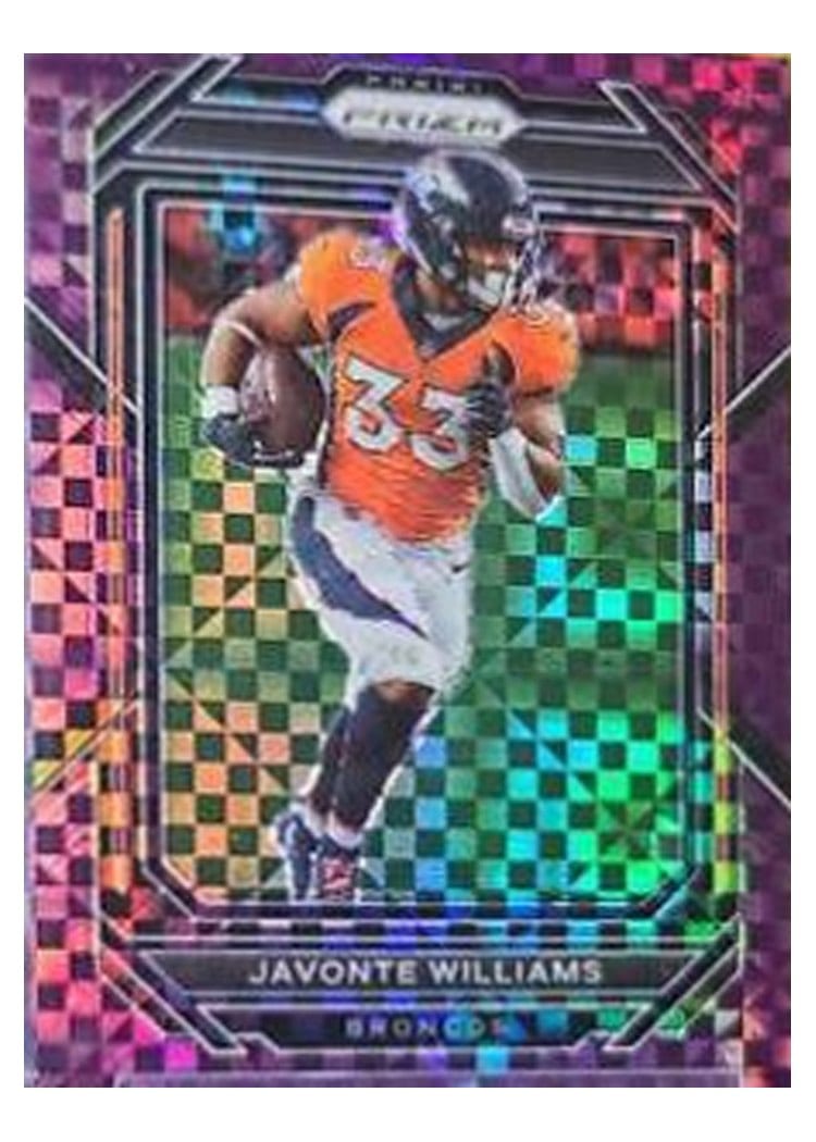 2022 Panini Prizm Base Set Javonte Williams #87 card