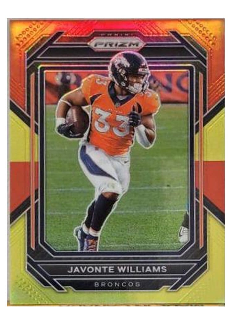 2022 Panini Prizm Base Set Javonte Williams #87 card