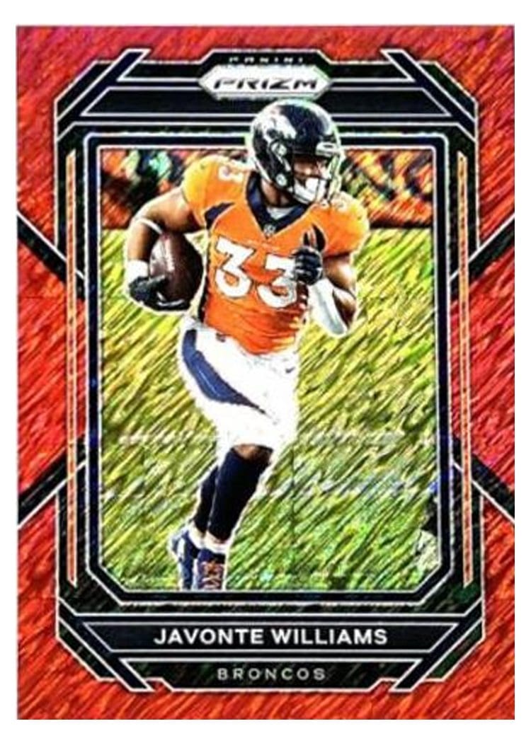 2022 Panini Prizm Base Set Javonte Williams #87 card