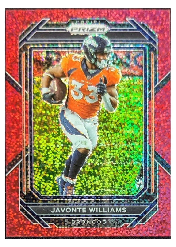 2022 Panini Prizm Base Set Javonte Williams #87 card