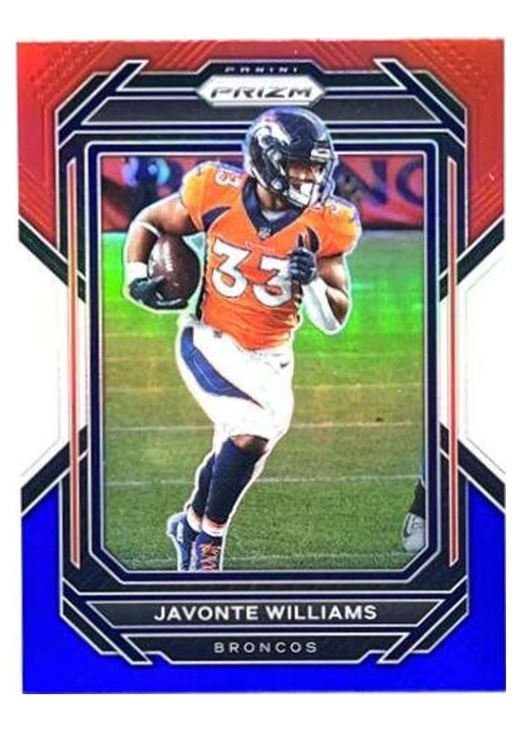 2022 Panini Prizm Base Set Javonte Williams #87 card