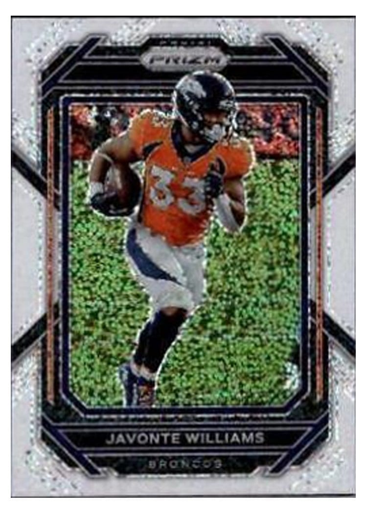 2022 Panini Prizm Base Set Javonte Williams #87 card