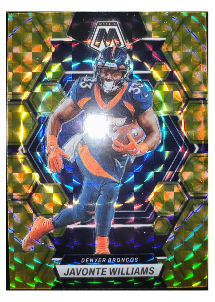 2023 Panini Mosaic Base Set Javonte Williams #68 card