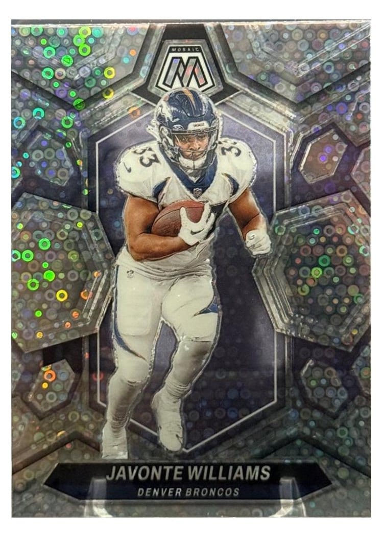 2024 Panini Mosaic Base Set Javonte Williams #65 card