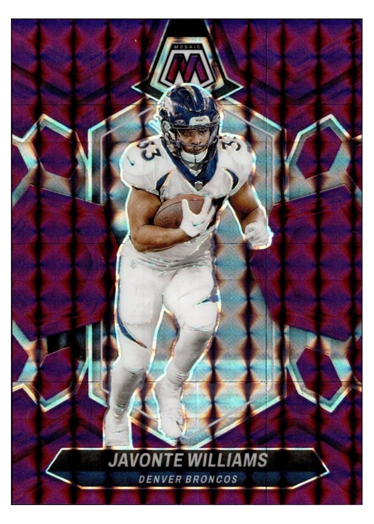 2024 Panini Mosaic Base Set Javonte Williams #65 card
