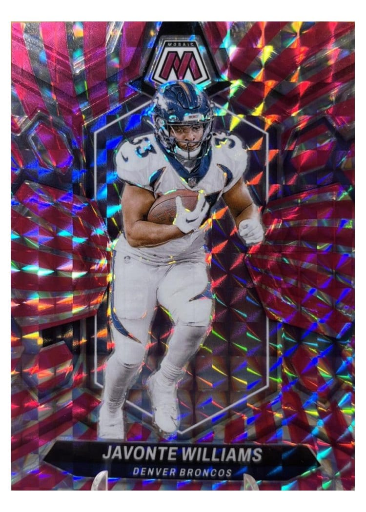 2024 Panini Mosaic Base Set Javonte Williams #65 card