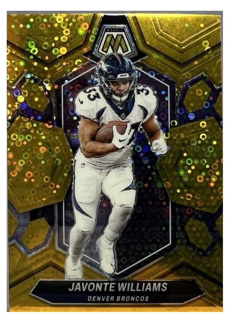 2024 Panini Mosaic Base Set Javonte Williams #65 card