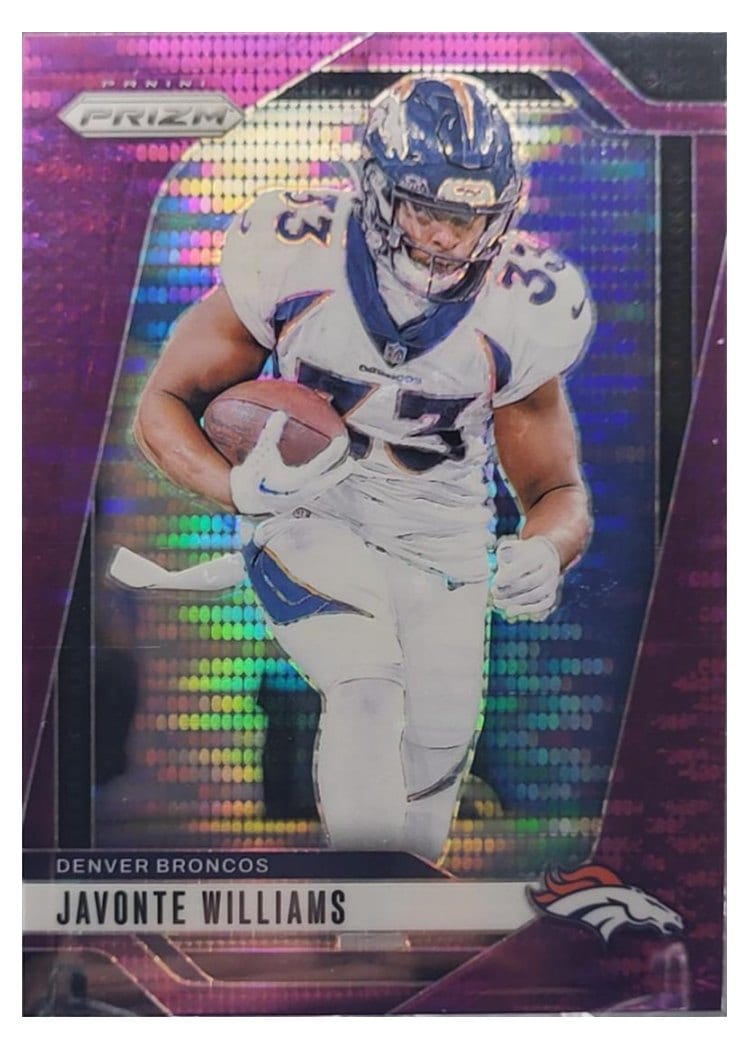 2024 Panini Prizm Base Set Javonte Williams #84 card