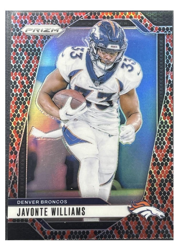 2024 Panini Prizm Base Set Javonte Williams #84 card