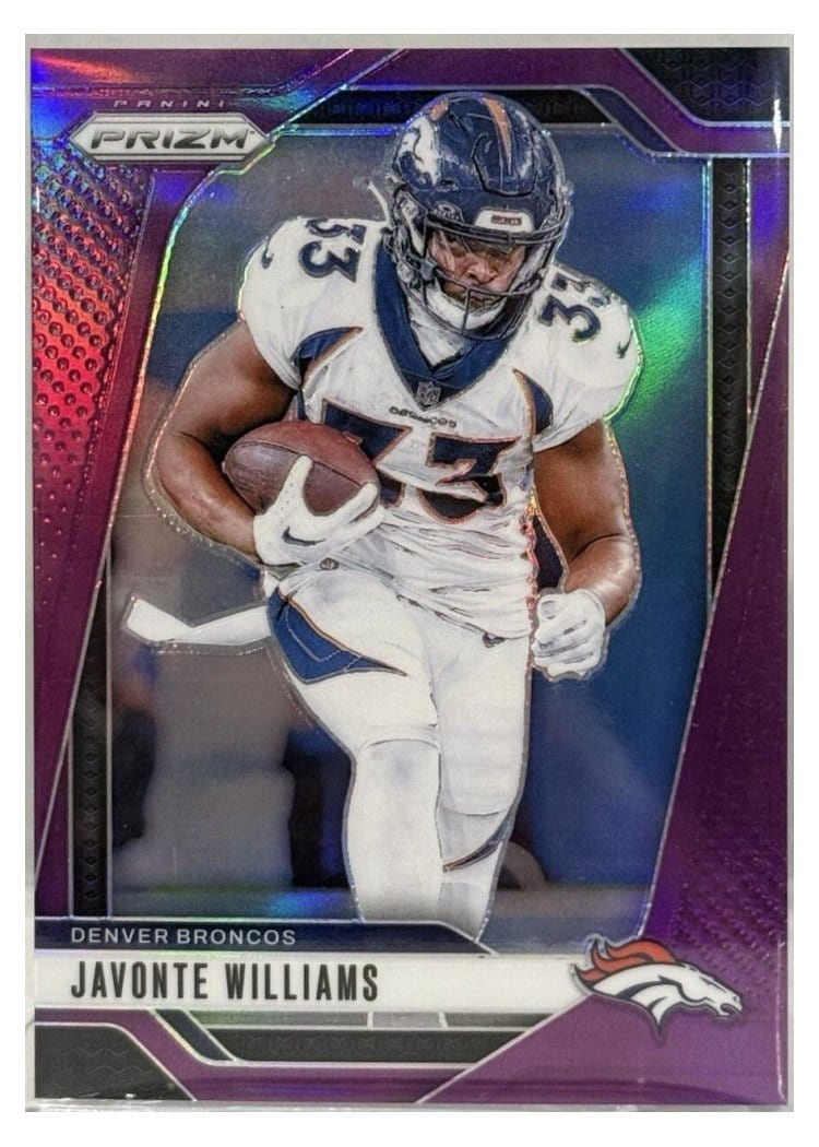 2024 Panini Prizm Base Set Javonte Williams #84 card