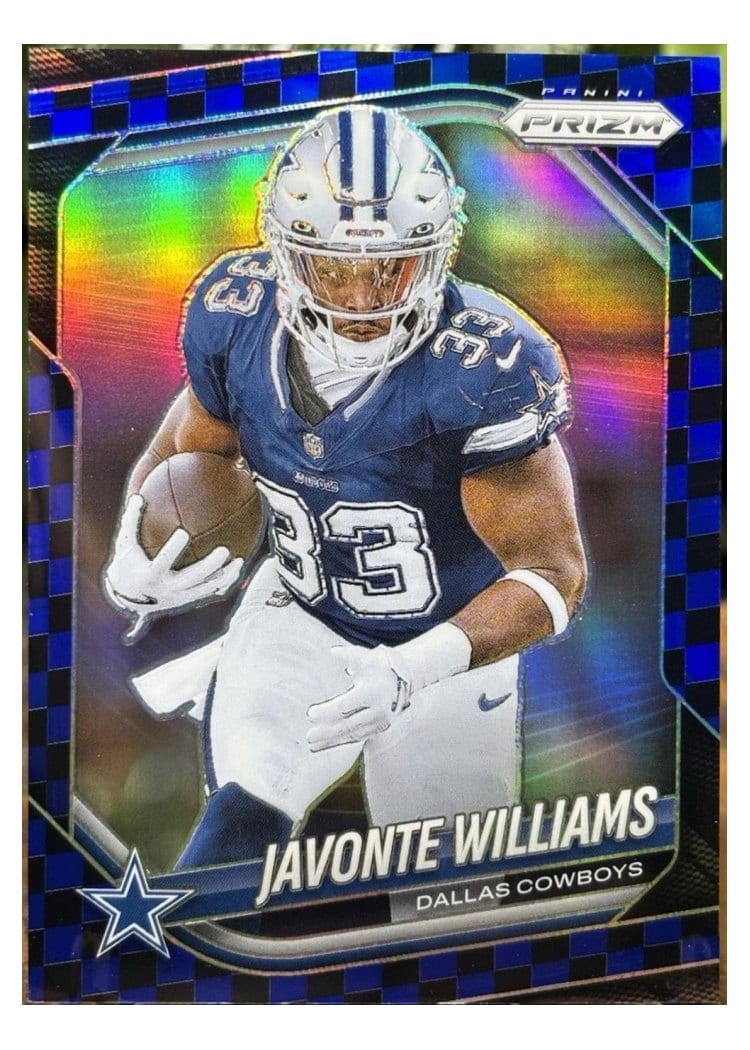 2025 Panini Prizm Base Set Javonte Williams #1 card