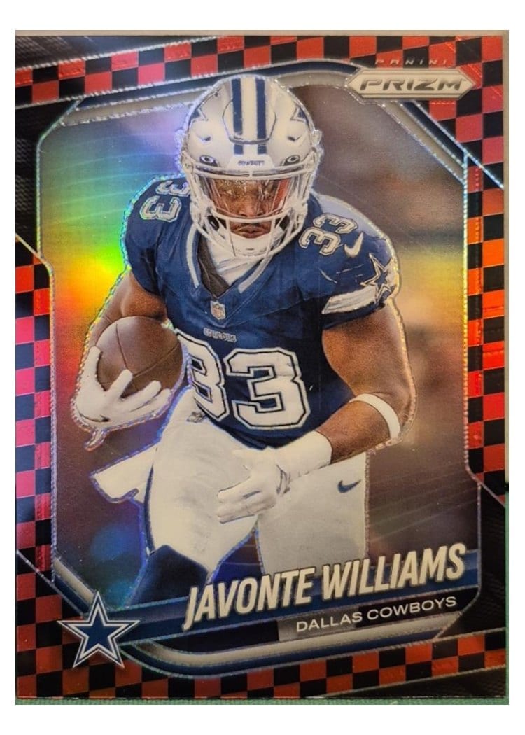 2025 Panini Prizm Base Set Javonte Williams #1 card