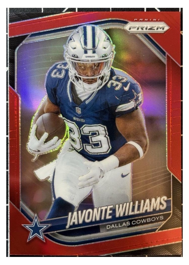 2025 Panini Prizm Base Set Javonte Williams #1 card