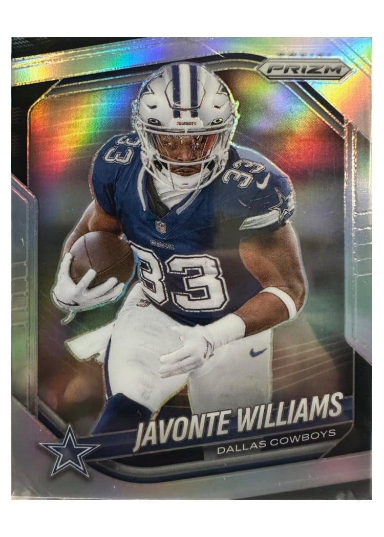 2025 Panini Prizm Base Set Javonte Williams Silver #1 card