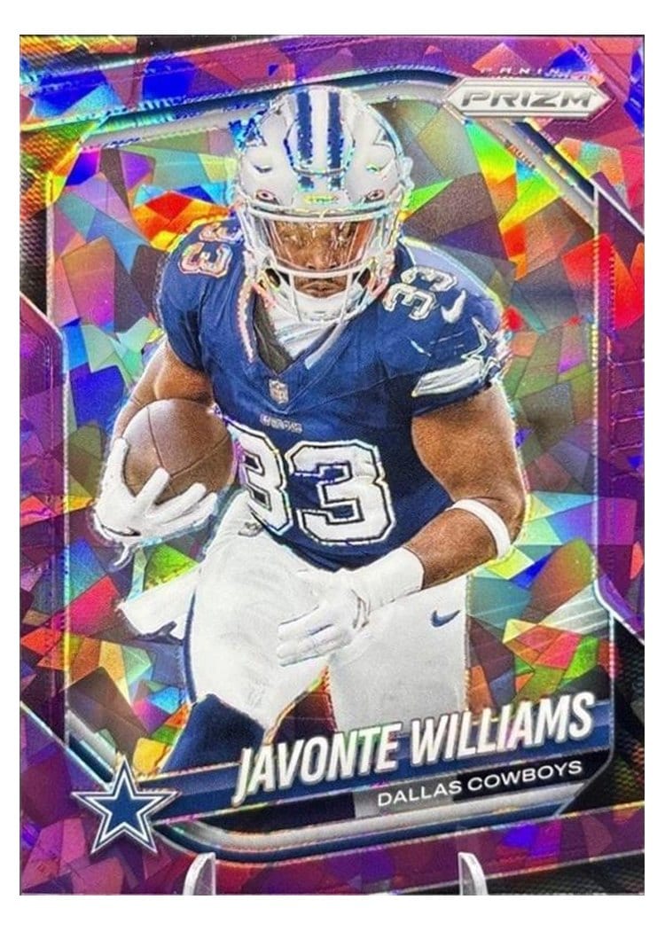 2025 Panini Prizm Base Set Javonte Williams #1 card