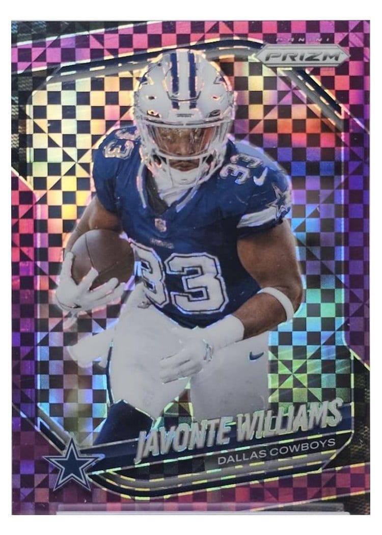 2025 Panini Prizm Base Set Javonte Williams #1 card