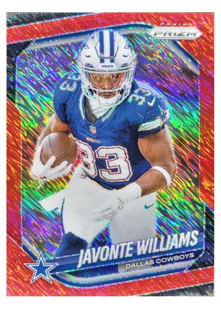 2025 Panini Prizm Base Set Javonte Williams #1 card