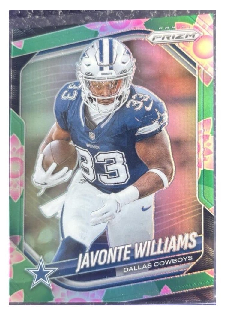 2025 Panini Prizm Base Set Javonte Williams #1 card