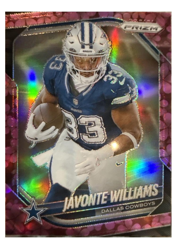 2025 Panini Prizm Base Set Javonte Williams #1 card