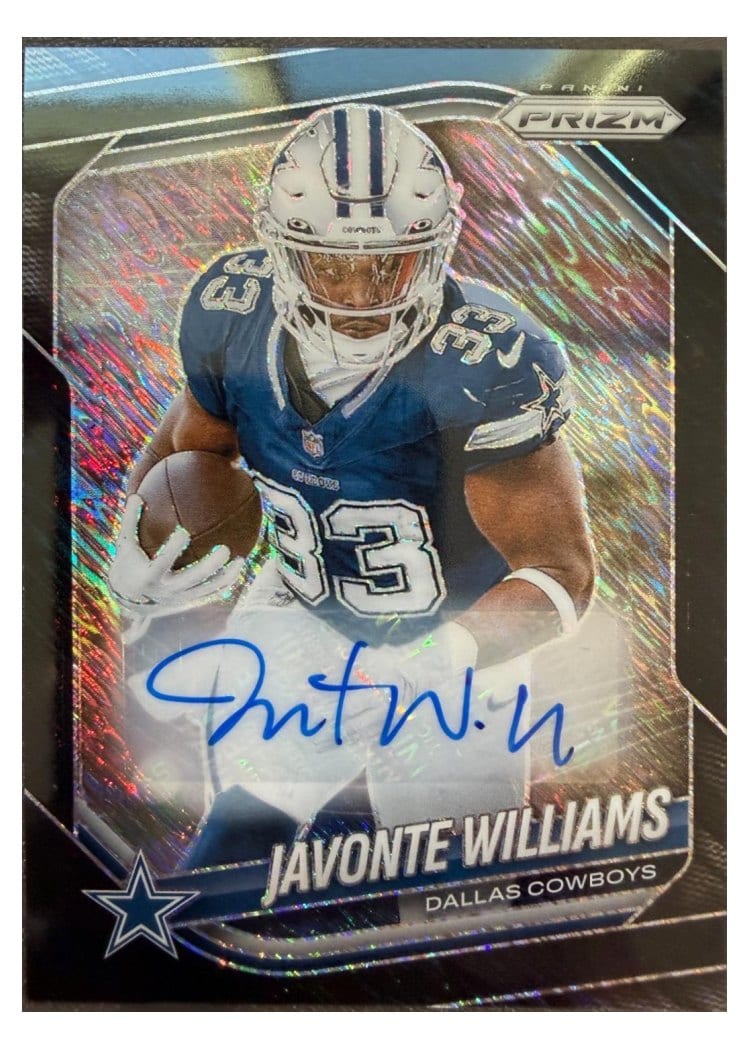 2025 Panini Prizm Base Set Javonte Williams #1 card