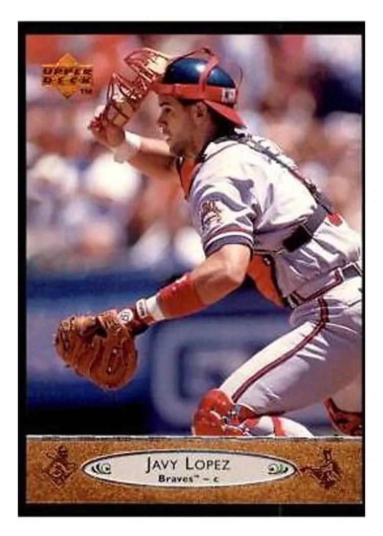 1996 Upper Deck Javy Lopez #6 card