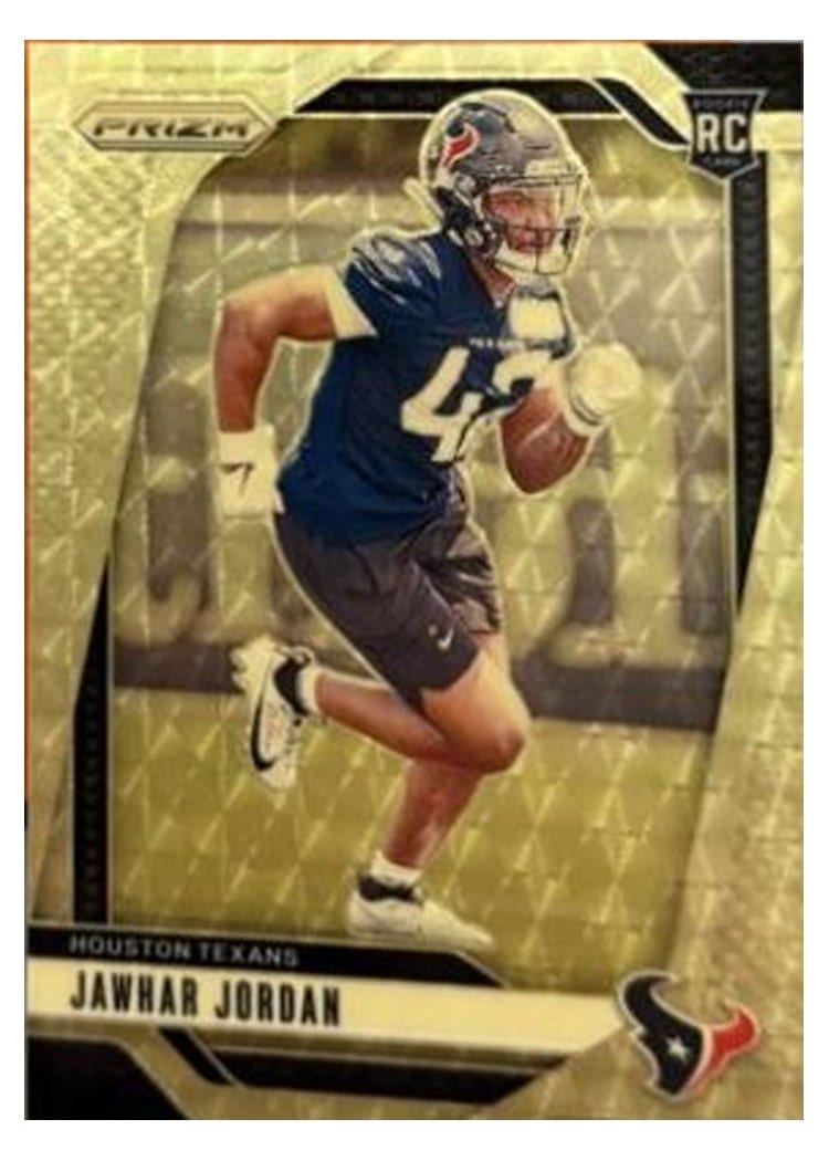 2024 Panini Prizm Base Set Jawhar Jordan Gold Vinyl #346