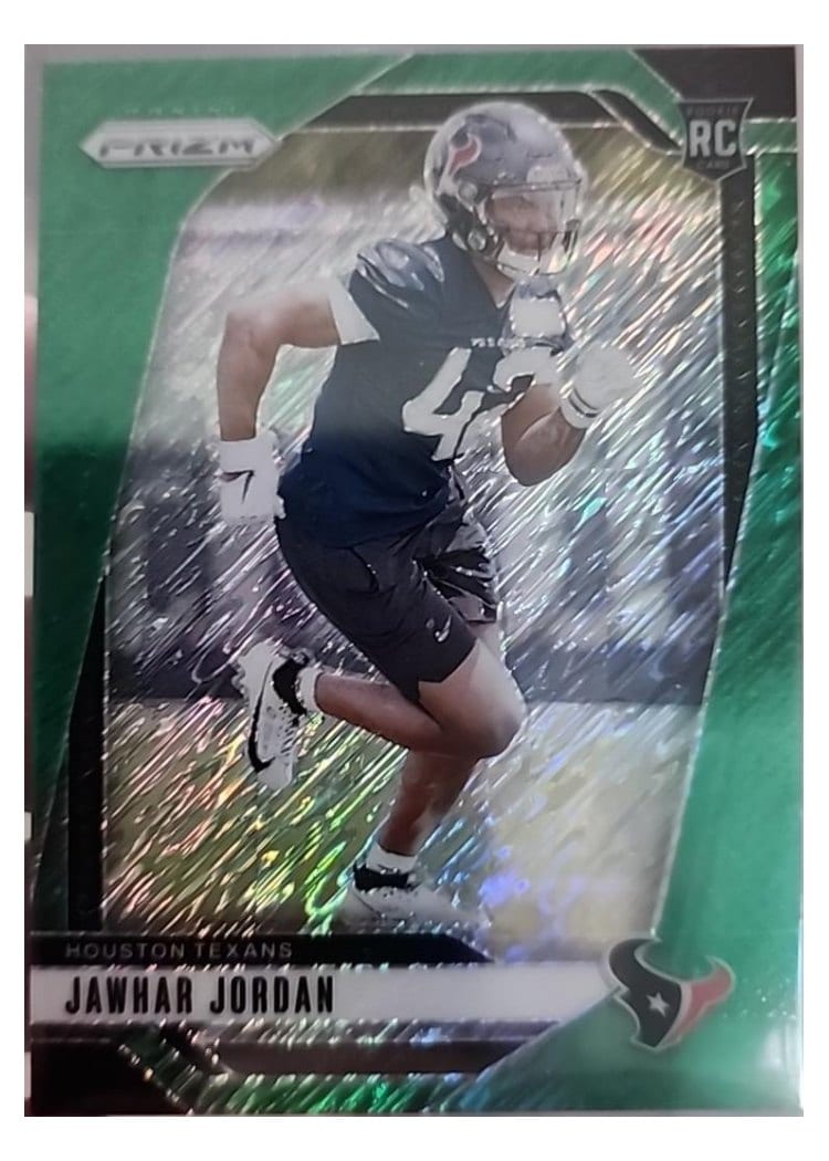 2024 Panini Prizm Base Set Jawhar Jordan Green Shimmer #346