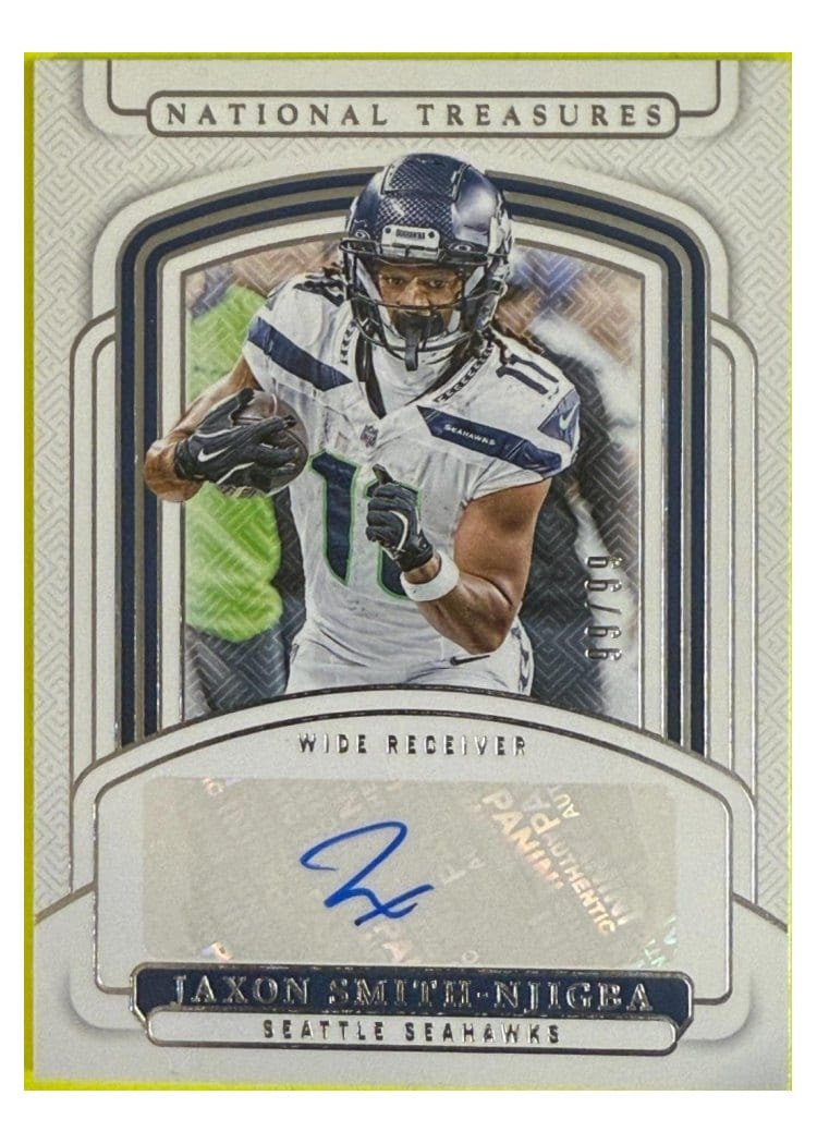 2024 Panini National Treasures Signatures Jaxon Smith-Njigba #47 card