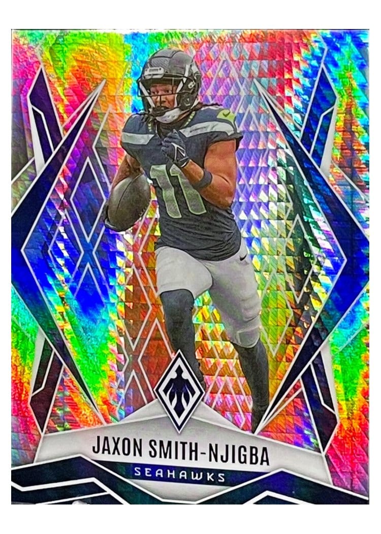 2025 Panini Phoenix Jaxon Smith-Njigba Silver Hyper #69 card