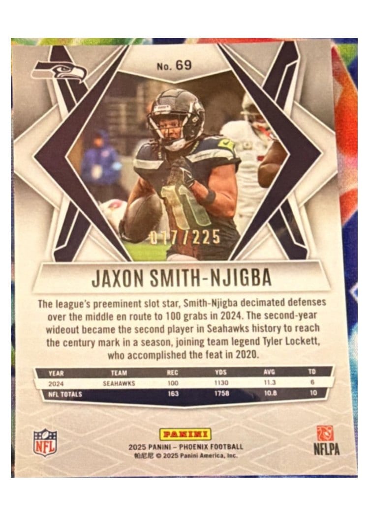 2025 Panini Phoenix Jaxon Smith-Njigba #69 card