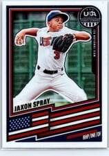 2026 Panini Stars and Stripes Prizm USA Jaxon Spray #101 card