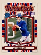 2025 Donruss Rated Rookie Throwback Jaxson Dart #41